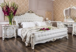 Анна Мария 180 белый матовый кровать